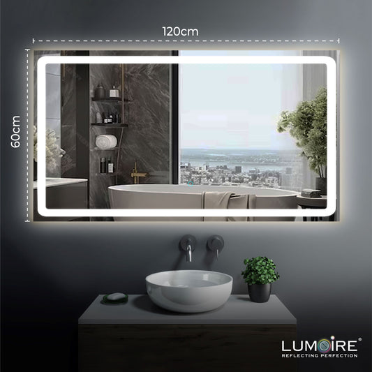 Badkamerspiegel rechthoekig 120cm