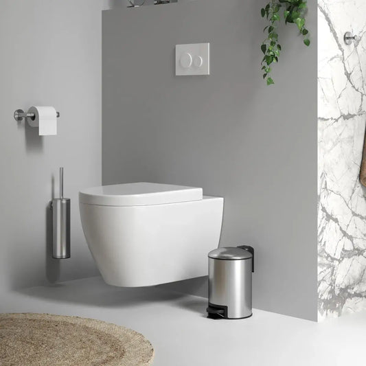 badkameraccessoires geborsteld rvs