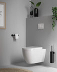 Toiletborstelset - Mat Zwart