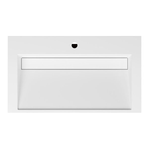 Badmeubelset Base Licht Eiken met Deluxe wastafel 80 cm met kraangat