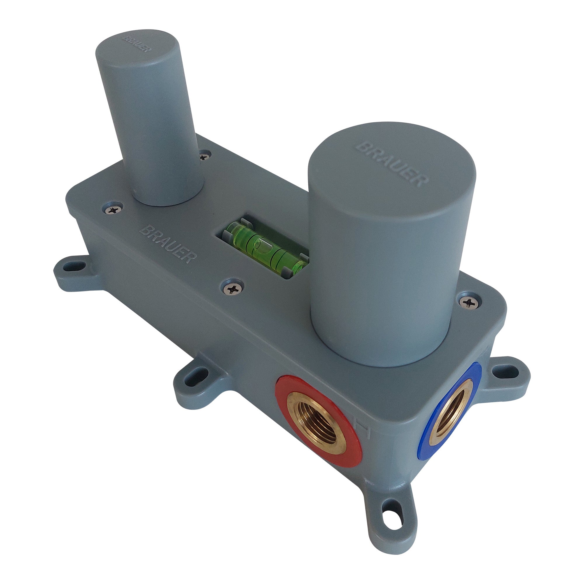Inbouwwastafelkraan met gebogen uitloop - Chroom