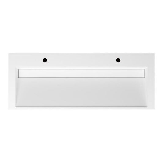 Badmeubelset Base Taupe met Deluxe Wastafel 120 cm met 2 kraangaten