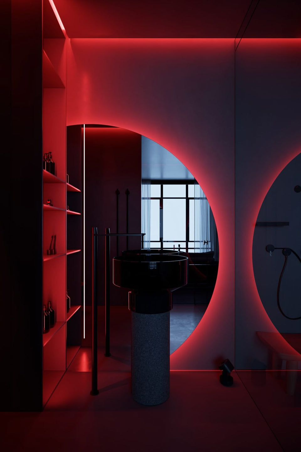 maatwerk spiegel kleedkamer kast